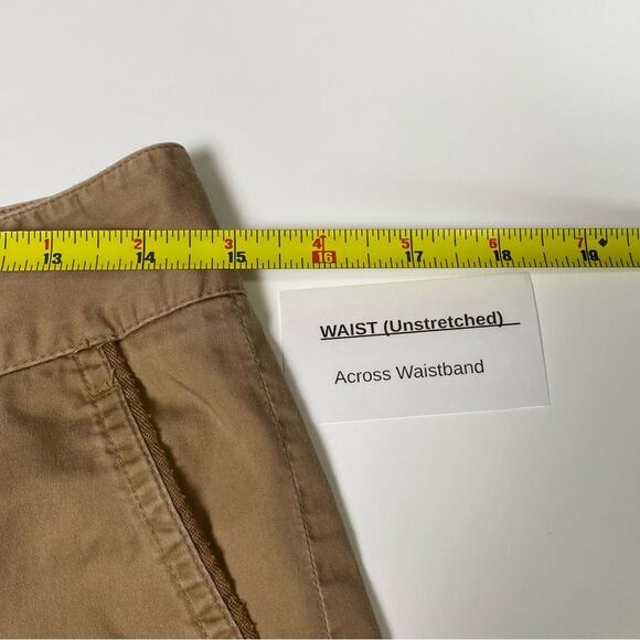 Talbots Signature Tan Chino Capri Jogger Pants Women's Size 4 - Picture 10 of 15